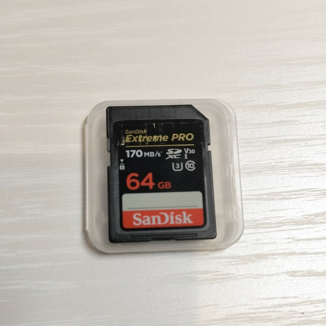 SanDisk(サンディスク)のSanDisk SDカード64GB スマホ/家電/カメラのPC/タブレット(PC周辺機器)の商品写真