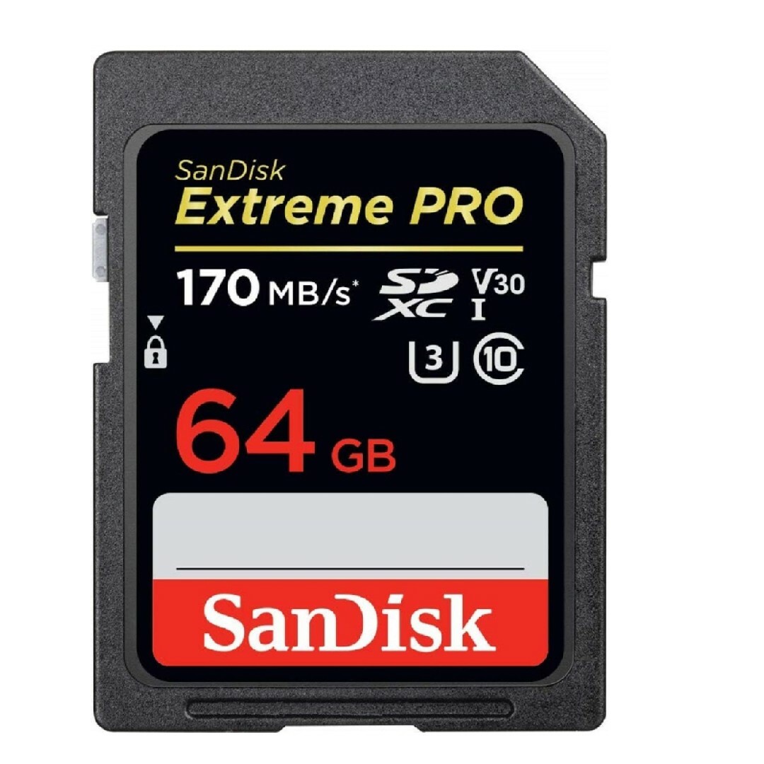 SanDisk(サンディスク)のSanDisk SDカード64GB スマホ/家電/カメラのPC/タブレット(PC周辺機器)の商品写真