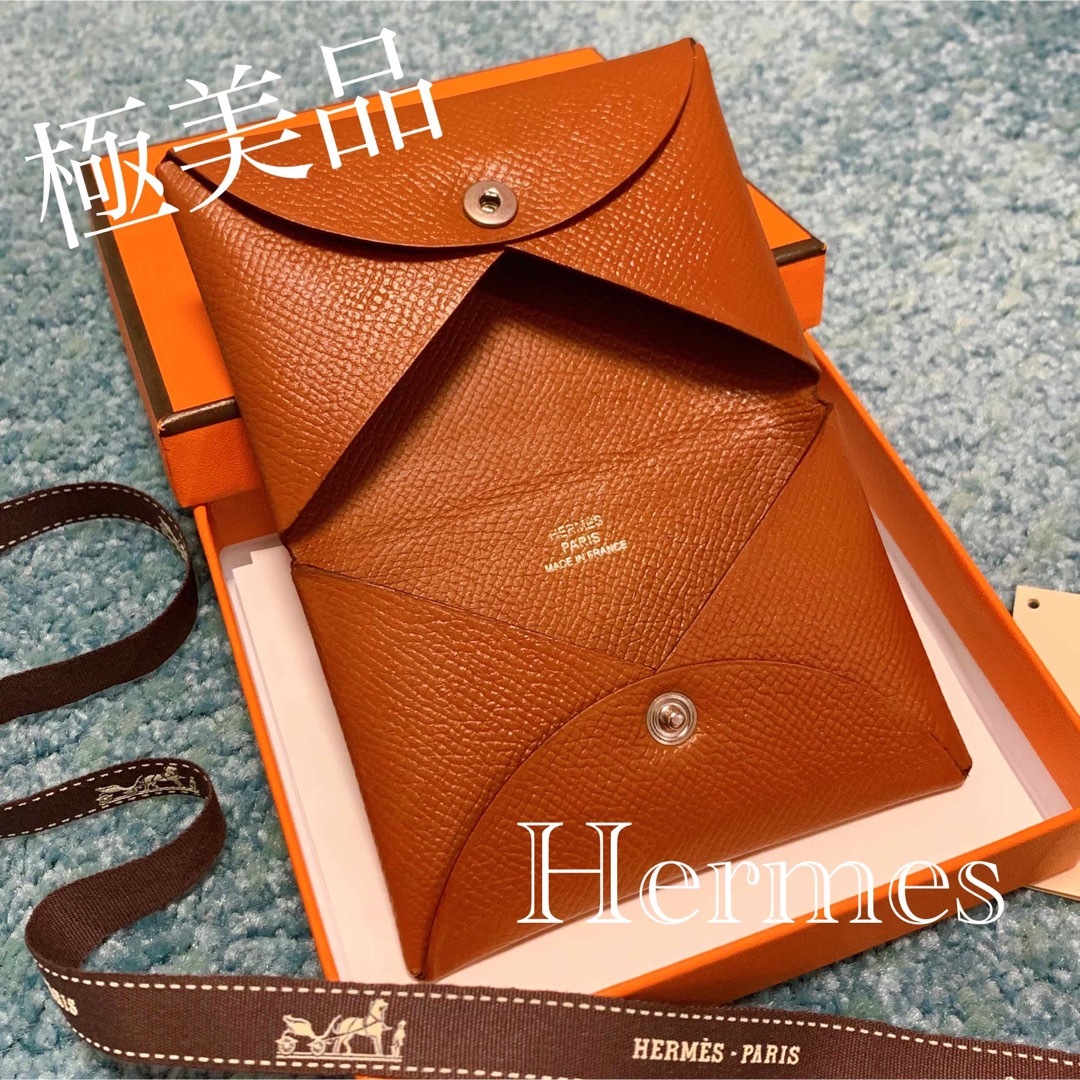 HERMES(エルメス) 名刺入れ美品  カルヴィ