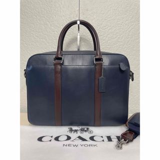 コーチ(COACH)の【格安】定価9.9万　コーチ　メンテ済み　ビジネス　バッグ　レザー　185(ビジネスバッグ)