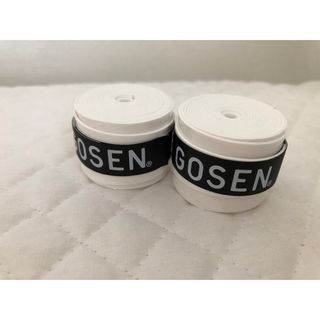 ゴーセン(GOSEN)のGOSEN グリップテープ 2個★迅速発送 白色 ゴーセン マイバチ✳︎色変更可(その他)