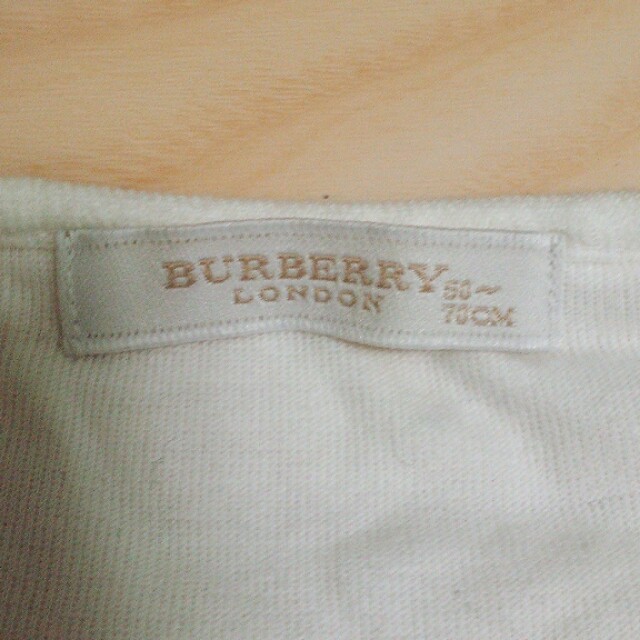 BURBERRY(バーバリー)のBURBERRY/ロンパ50-70㎝ キッズ/ベビー/マタニティのベビー服(~85cm)(ロンパース)の商品写真