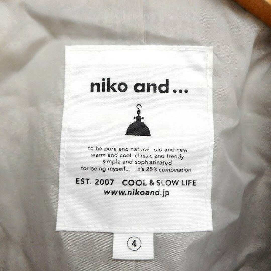 niko and...(ニコアンド)のニコアンド Niko and.. コーデュロイ テーラードジャケット ダブル 4 レディースのジャケット/アウター(その他)の商品写真