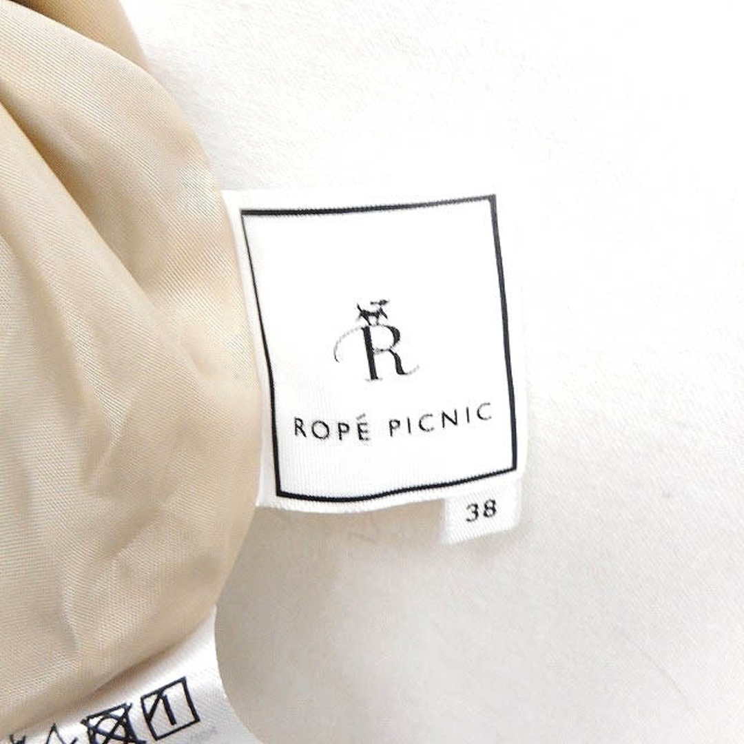 Rope' Picnic(ロペピクニック)のロペピクニック ROPE Picnic チェック柄 ワンピース 長袖 ひざ丈 レディースのワンピース(ひざ丈ワンピース)の商品写真