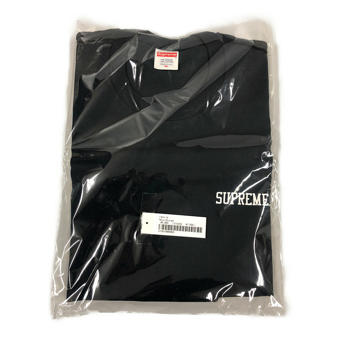 SUPREME シュプリーム 23SS Fighter Tee ファイター 半袖Ｔシャツ ネイビー サイズXL 正規品 / 32360