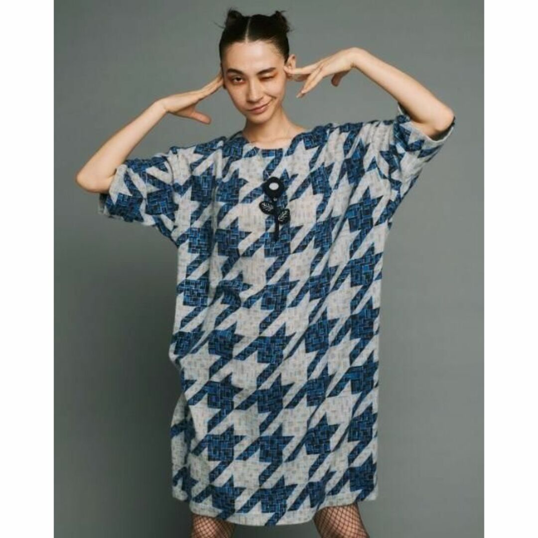 未使用級美品✨ミナペルホネン カシミヤ100%千鳥格子柄 未使用級美品✨ミナペルホネン カシミヤ100%千鳥格子柄