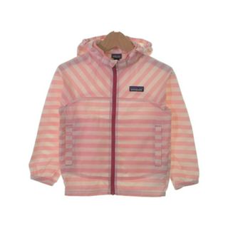 パタゴニア(patagonia)のpatagonia パタゴニア ブルゾン（その他） 4 ピンクx白(ボーダー) 【古着】【中古】(ジャケット/上着)