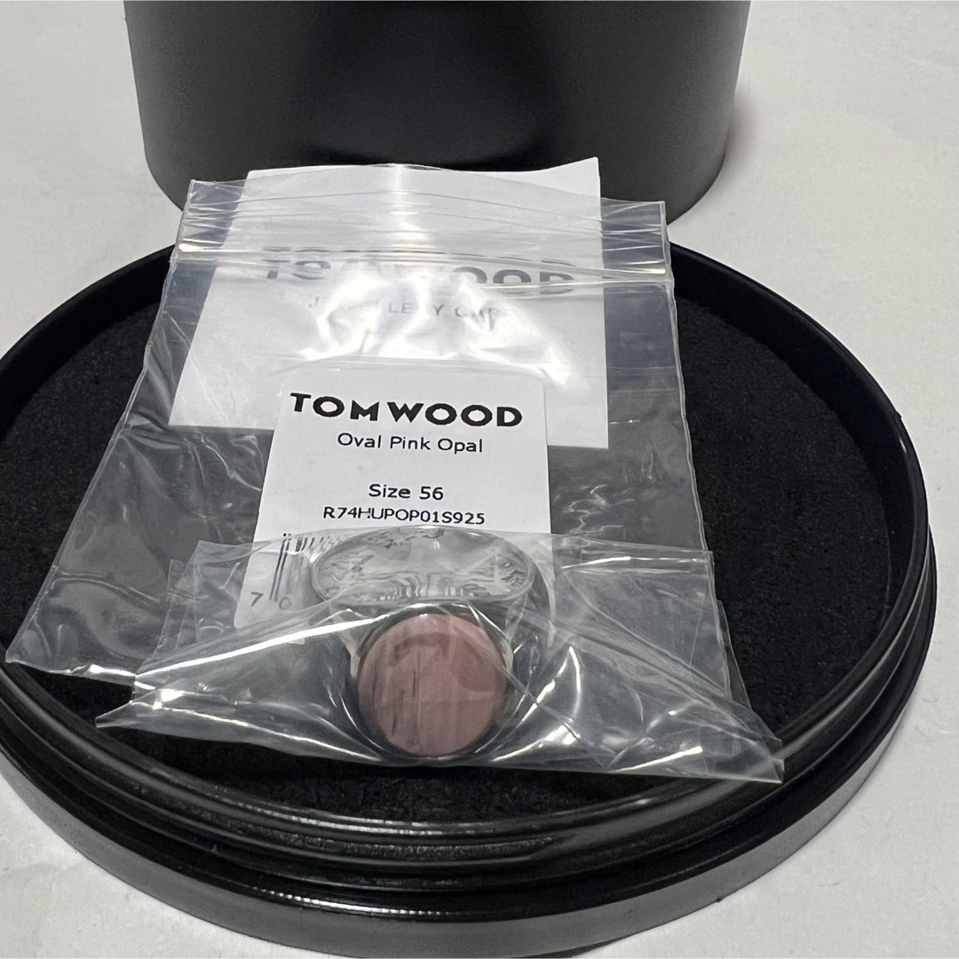 宜しくお願い申し上げます【新品TOM WOOD （トムウッド）Oval Ring ブラック 56