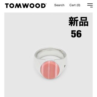 新品 TOM WOOD トムウッド リング Oval Pink Opal 指輪