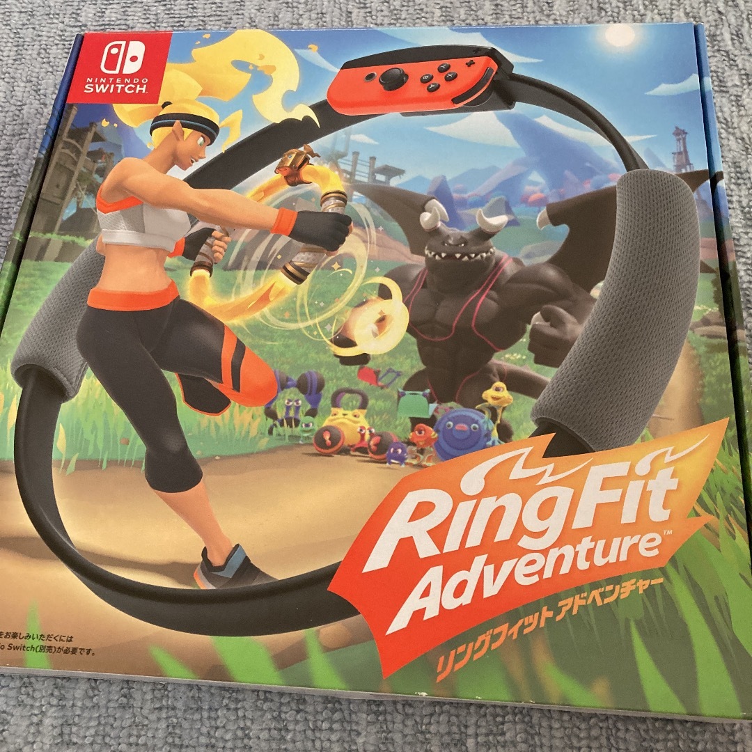 Nintendo Switch リングフィット アドベンチャー セット動作品