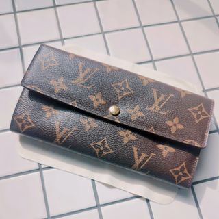 ルイヴィトン(LOUIS VUITTON)の美品LOUIS VUITTONルイビィトン長財布(財布)