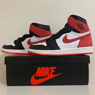 ナイキ(NIKE)のNIKE AIR JORDAN 1 RETRO HIGH TRACK RED(スニーカー)