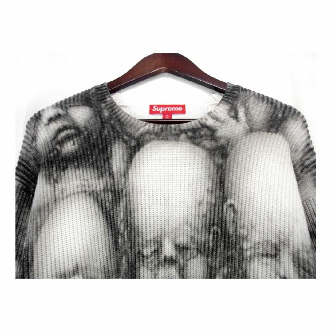 シュプリーム Supreme ■ 23AW 【 H R Giger Sweater 】 HR ギーガー 総柄 ニット セーター　w15835