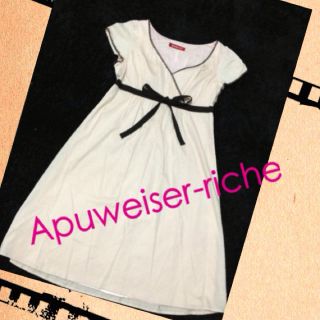 アプワイザーリッシェ(Apuweiser-riche)のアプワイザーリッシェ♡値下げ♡(ひざ丈ワンピース)