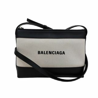 美品 BALENCIAGA バレンシアガ エブリデイ 男女兼用 ホワイト 白 ブラック 黒 レザー ショルダーバッグ 斜め掛けバッグ メンズ 402295