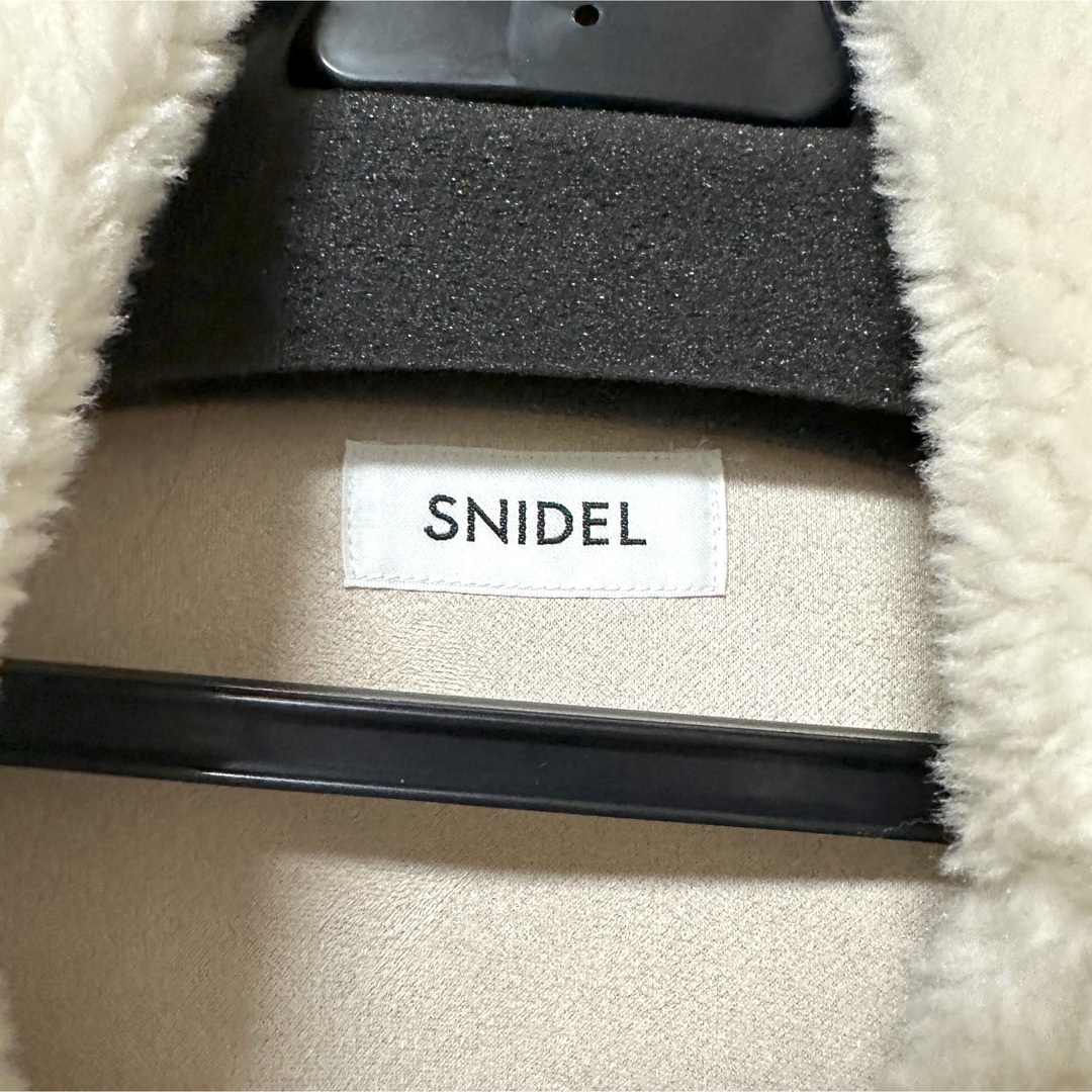 【SNIDEL】エコファーブルゾン ボアジャケット アイボリー 5