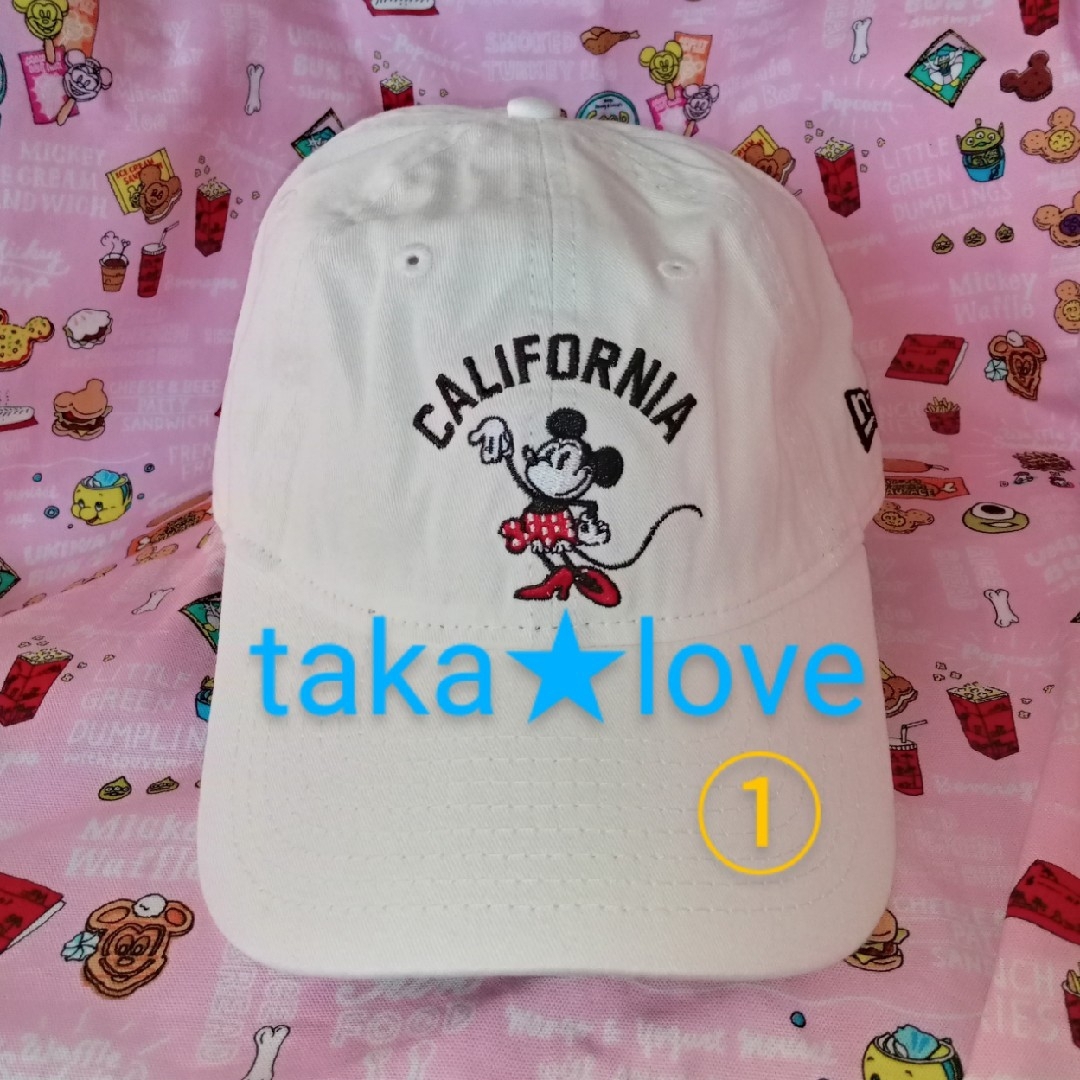 値下！ﾌﾟﾛﾌ&商品説明必読◆TDR購入◆ﾐﾆｰ×NEWERA♪ｷｬｯﾌﾟ①白