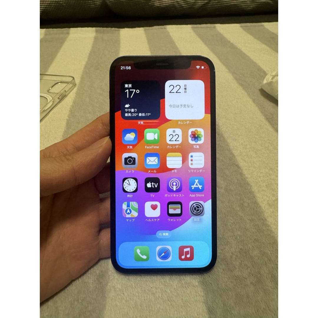 iPhone 12 mini ブラック 128 GB SIMフリースマートフォン本体