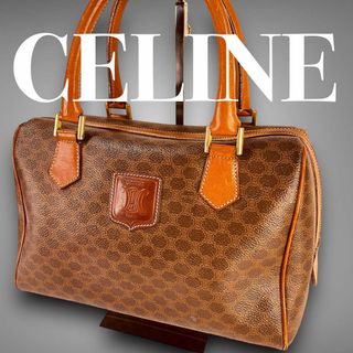 セリーヌ(celine)の【美品】セリーヌ　ミニボストン　ハンドバッグ　マカダム柄　トリオンフ(ハンドバッグ)