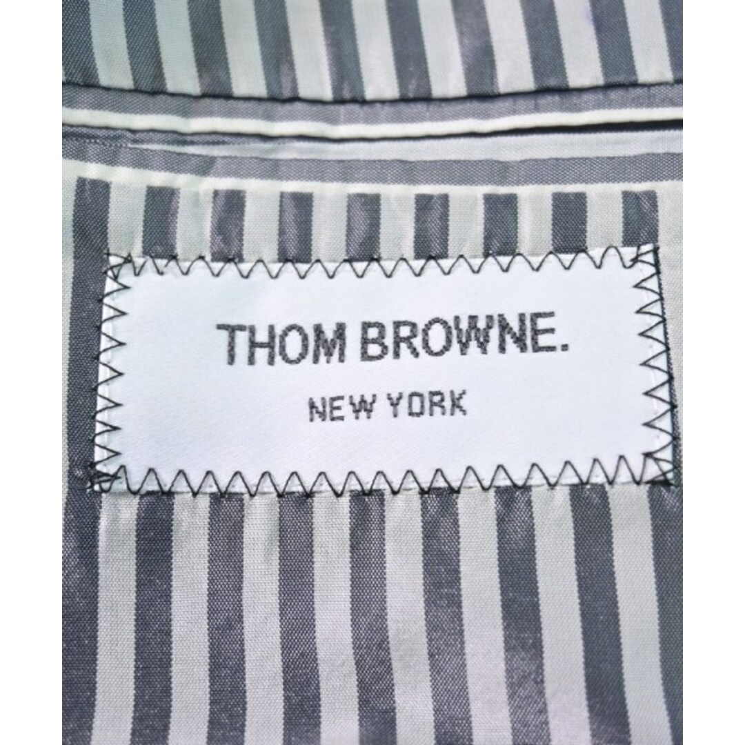 THOM BROWNE(トムブラウン)のTHOM BROWNE カジュアルジャケット -(S位) グレー(総柄) 【古着】【中古】 メンズのジャケット/アウター(テーラードジャケット)の商品写真