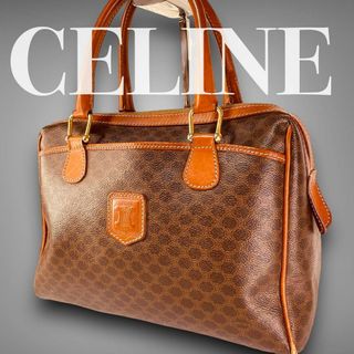 セリーヌ(celine)の【美品】CELINE セリーヌ　ミニボストン　ハンドバッグ　マカダム柄　スクエア(ハンドバッグ)