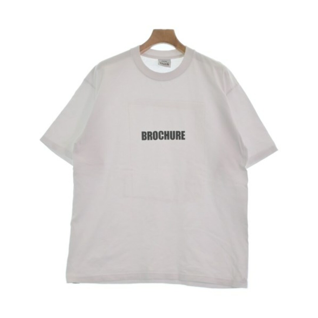 BROCHURE ブロシュアー Tシャツ・カットソー XL 白