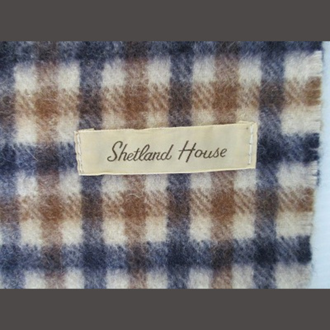 other(アザー)のシェットランドハウス SHETLAND HOUSE マフラー チェック メンズのファッション小物(マフラー)の商品写真