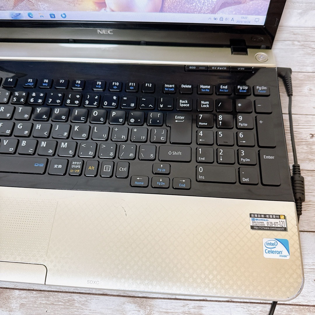 NEC - 早い者勝ち✨爆速SSD500GB&メモリ10GB✨カメラ付ノートパソコン