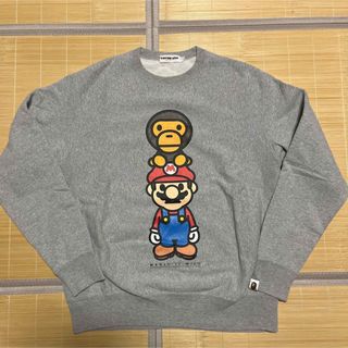 専用☆A BATHING APE マイロ マリオ コラボ トレーナー