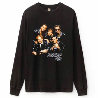 BACKSTREET BOYS ロンＴ rap hiphop music(Tシャツ/カットソー(七分/長袖))