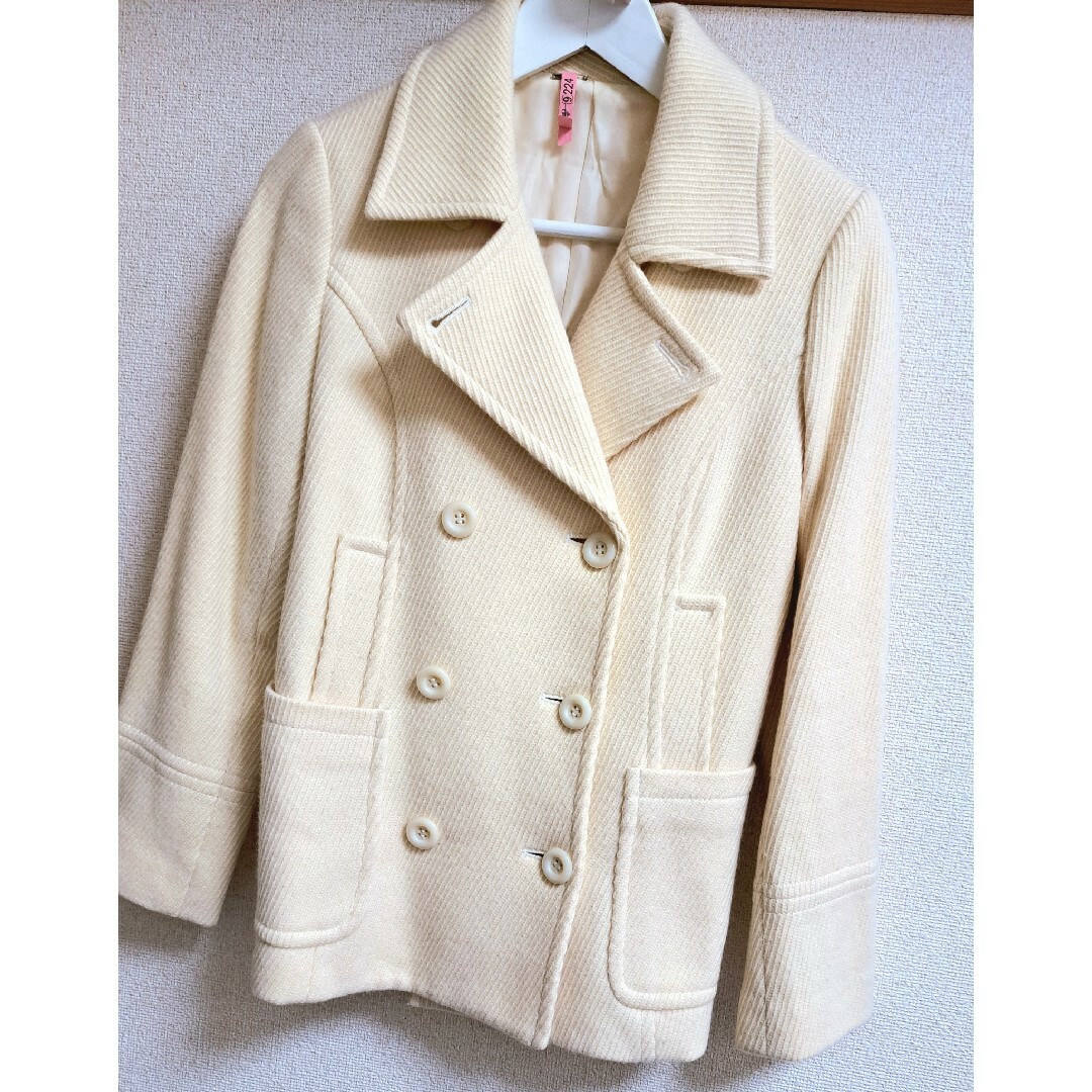 ELLE(エル)のELLE　エル　イトキン　暖かい　きれい目　コート　38 M レディースのジャケット/アウター(ピーコート)の商品写真