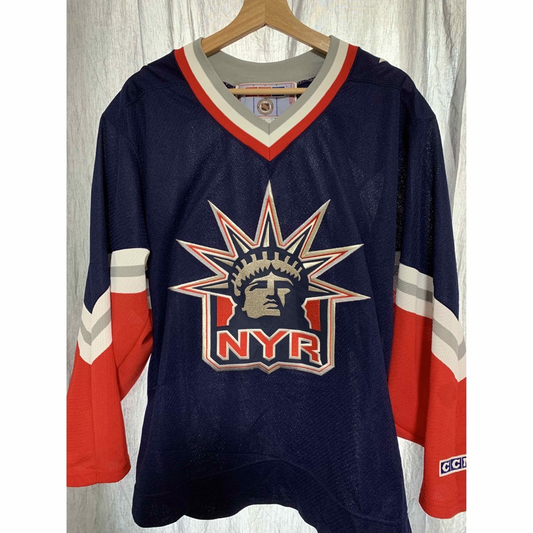 NHL ニューヨークレンジャーズ　CCM製　アイスホッケーシャツ