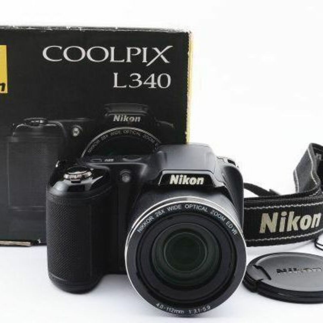 【箱付き】 NIKON COOLPIX L340 コンパクト デジタルカメラ
