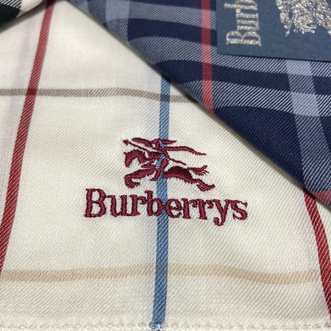 BURBERRY(バーバリー)の90s Burberrys ハンカチ デッドストック ノバチェック 未使用 貴重 レディースのファッション小物(ハンカチ)の商品写真