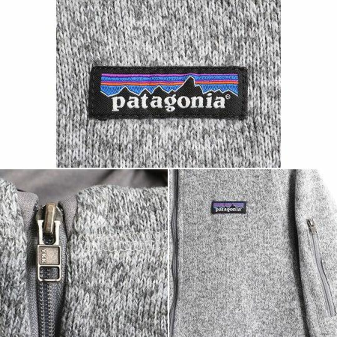 patagonia(パタゴニア)のパタゴニア ベターセーター ジャケット S フリース フルジップ ブルゾン 灰 レディースのジャケット/アウター(ブルゾン)の商品写真