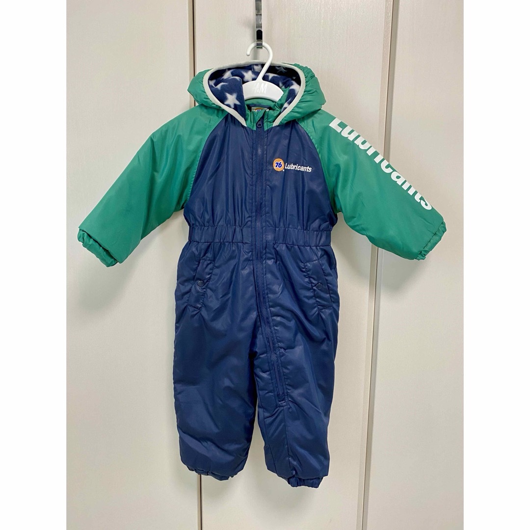 【スノーウエア　ジャンプスーツ&手袋】雪遊び　男の子　90cm キッズ/ベビー/マタニティのキッズ服男の子用(90cm~)(その他)の商品写真