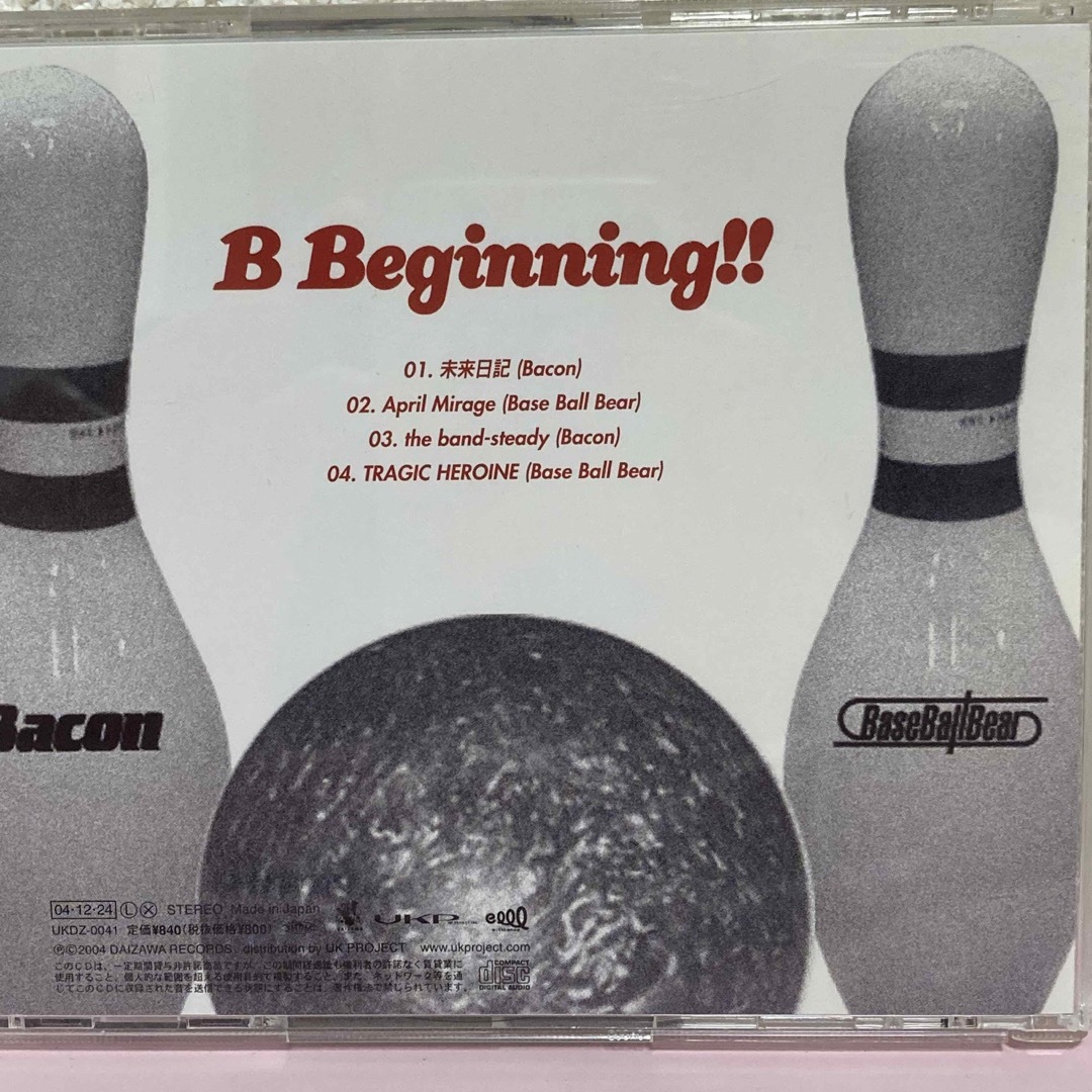 B Beginning!!/baseballbear.bacon エンタメ/ホビーのCD(ポップス/ロック(邦楽))の商品写真