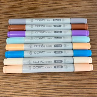 コピック(COPIC)のコピックチャオ　8本セット(カラーペン/コピック)