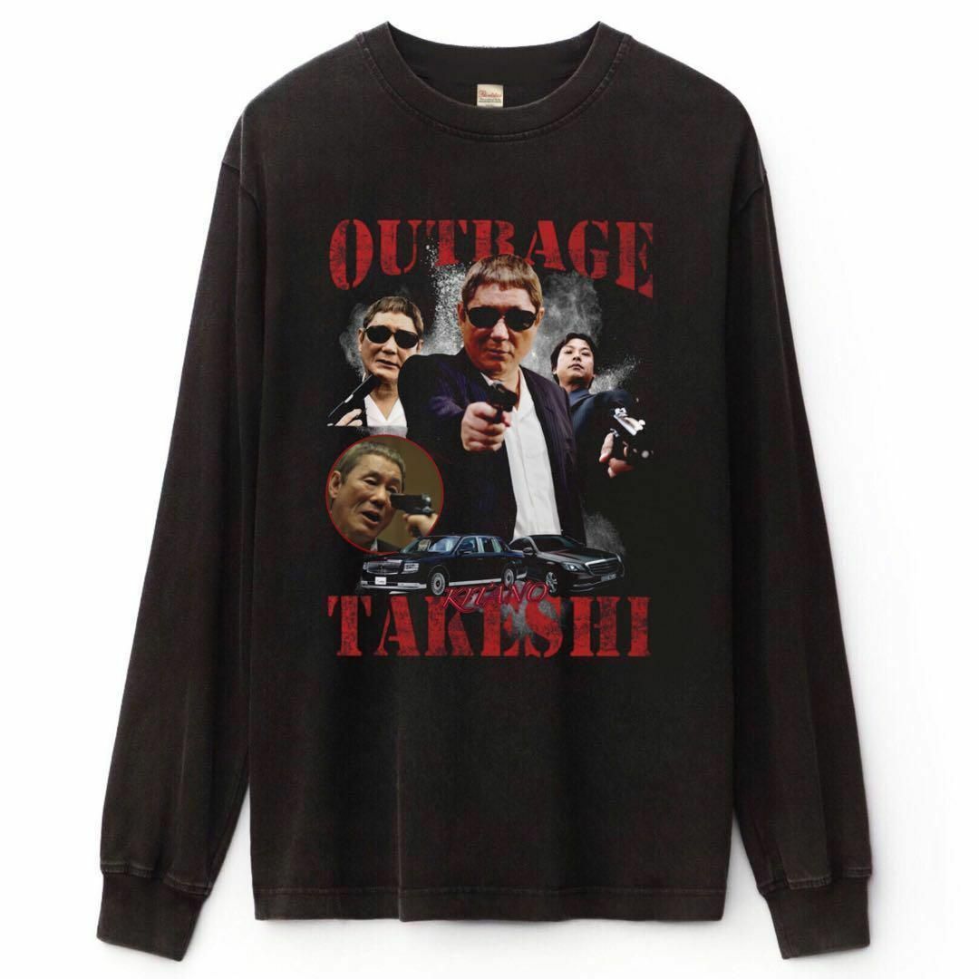 OUTRAGE 北野武 長袖 ロンＴ raptee vintage