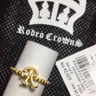 ロデオクラウンズ(RODEO CROWNS)のロデオ/新品ピンキーリング/ロゴとダイヤ(リング(指輪))