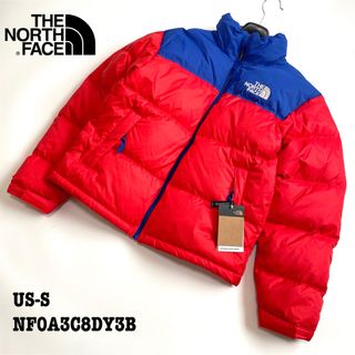 ノースフェイス(THE NORTH FACE) ダウンジャケット(メンズ)（レッド ...