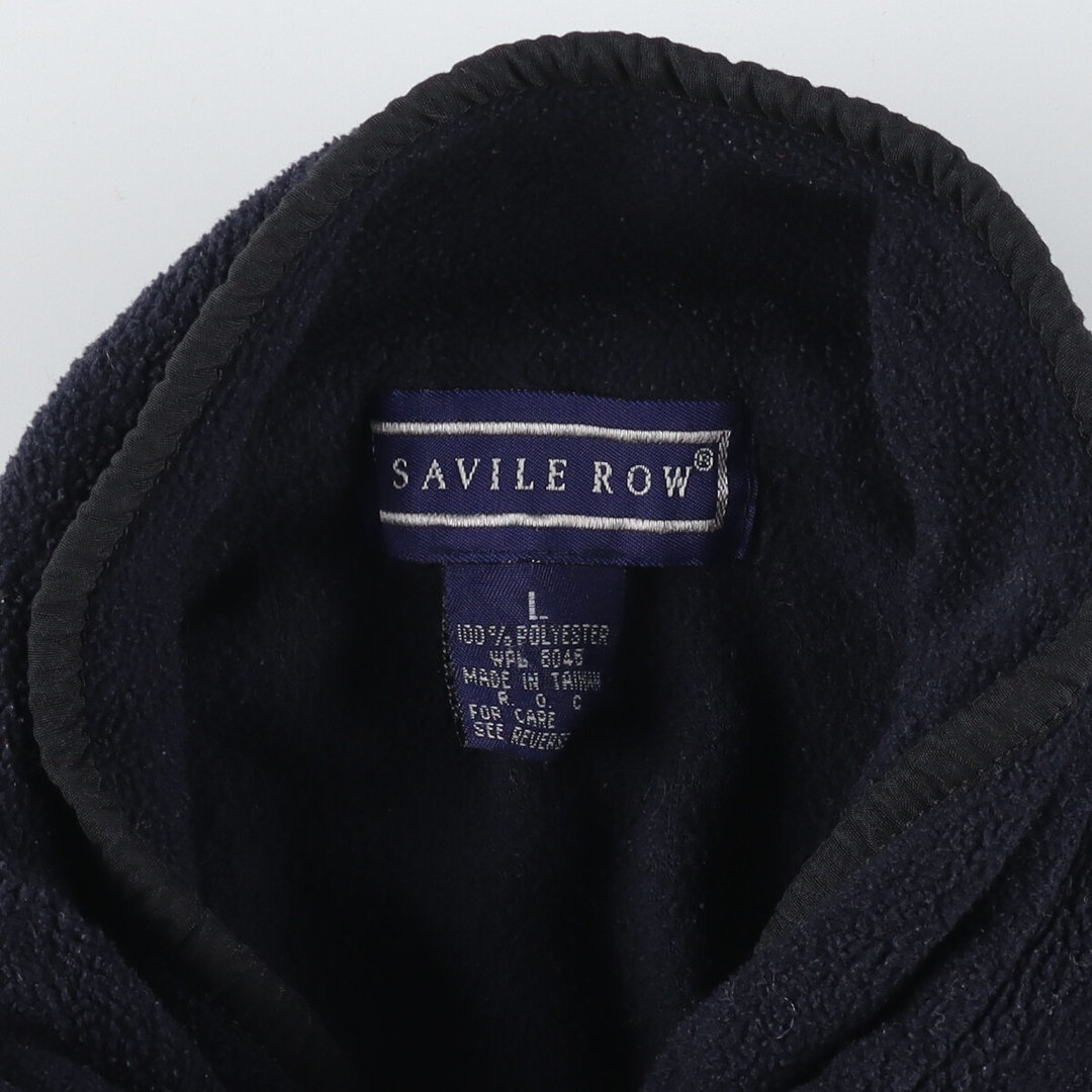 SAVILE ROW ハーフスナップ フリースプルオーバー メンズL /eaa334775 2