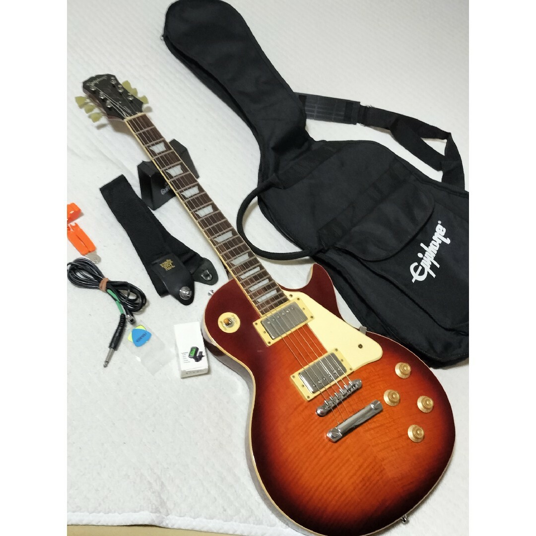 Epiphone - Epiphone レスポール トラ目セットネック ケースオマケ付き