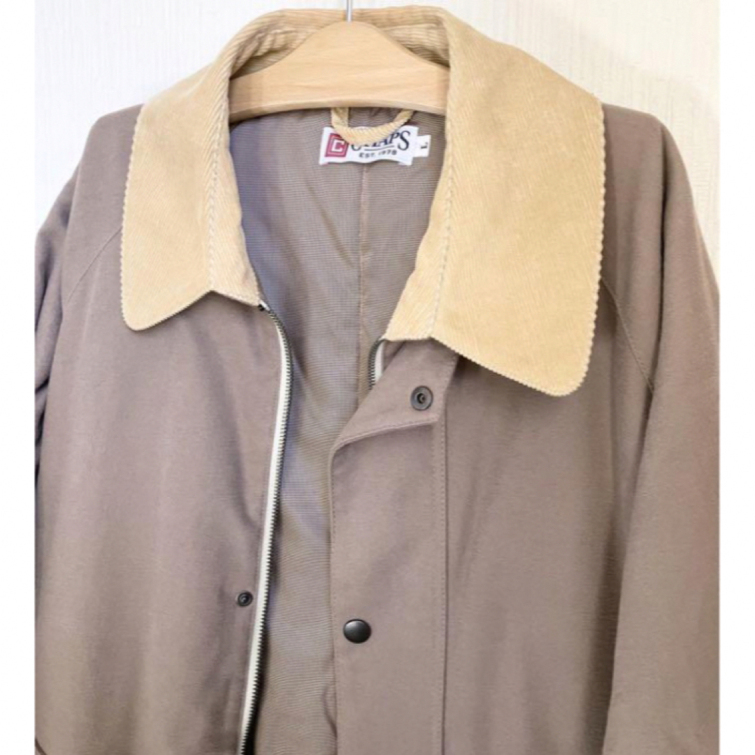 CHAPS(チャップス)の美品　CHAPS EST.1978 襟コーデュロイ　中綿入りハーフコート メンズのジャケット/アウター(ステンカラーコート)の商品写真