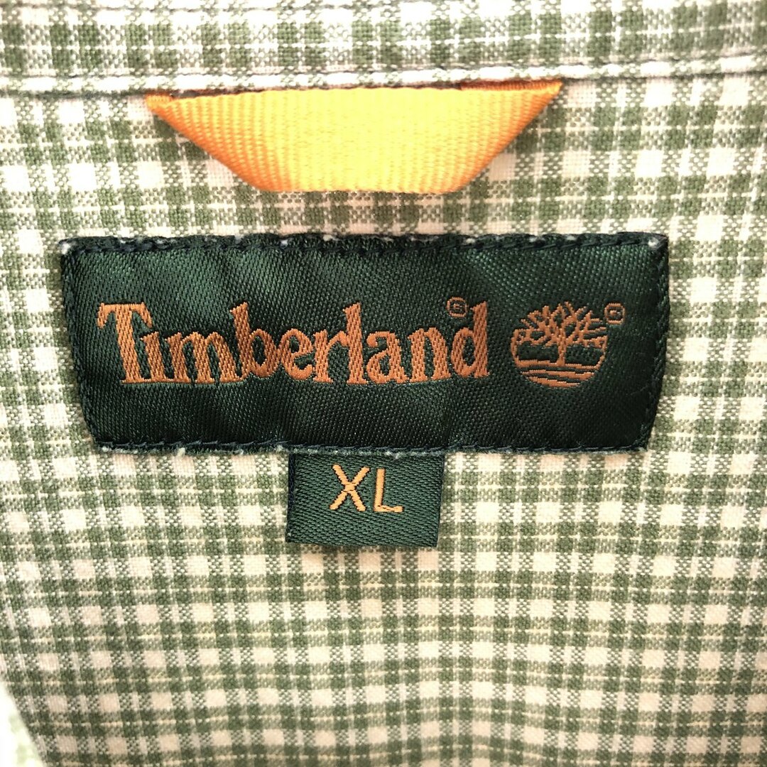 Timberland(ティンバーランド)の古着 90年代 ティンバーランド Timberland 長袖 ボタンダウン ライトネルチェックシャツ メンズXL ヴィンテージ /eaa386821 メンズのトップス(シャツ)の商品写真