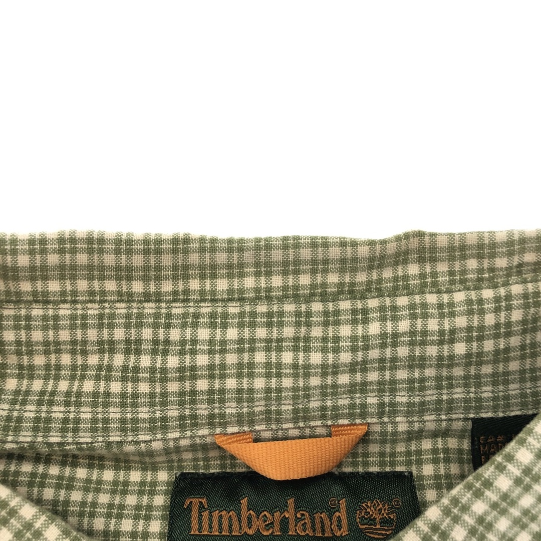 Timberland(ティンバーランド)の古着 90年代 ティンバーランド Timberland 長袖 ボタンダウン ライトネルチェックシャツ メンズXL ヴィンテージ /eaa386821 メンズのトップス(シャツ)の商品写真