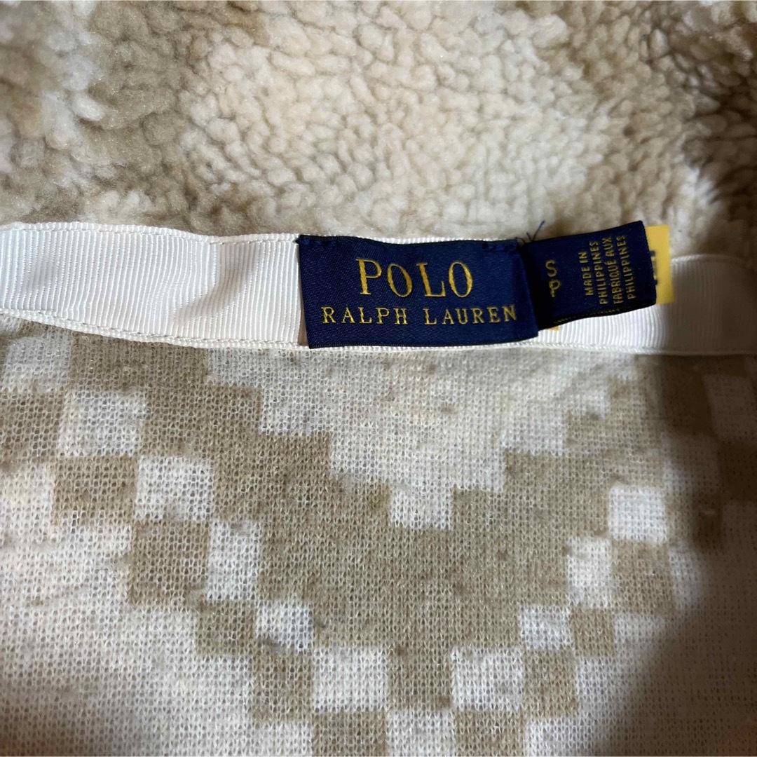 POLO RALPH LAUREN(ポロラルフローレン)のラルフローレン　レザーコンビ　シェルパ　ボアアウター レディースのジャケット/アウター(ブルゾン)の商品写真