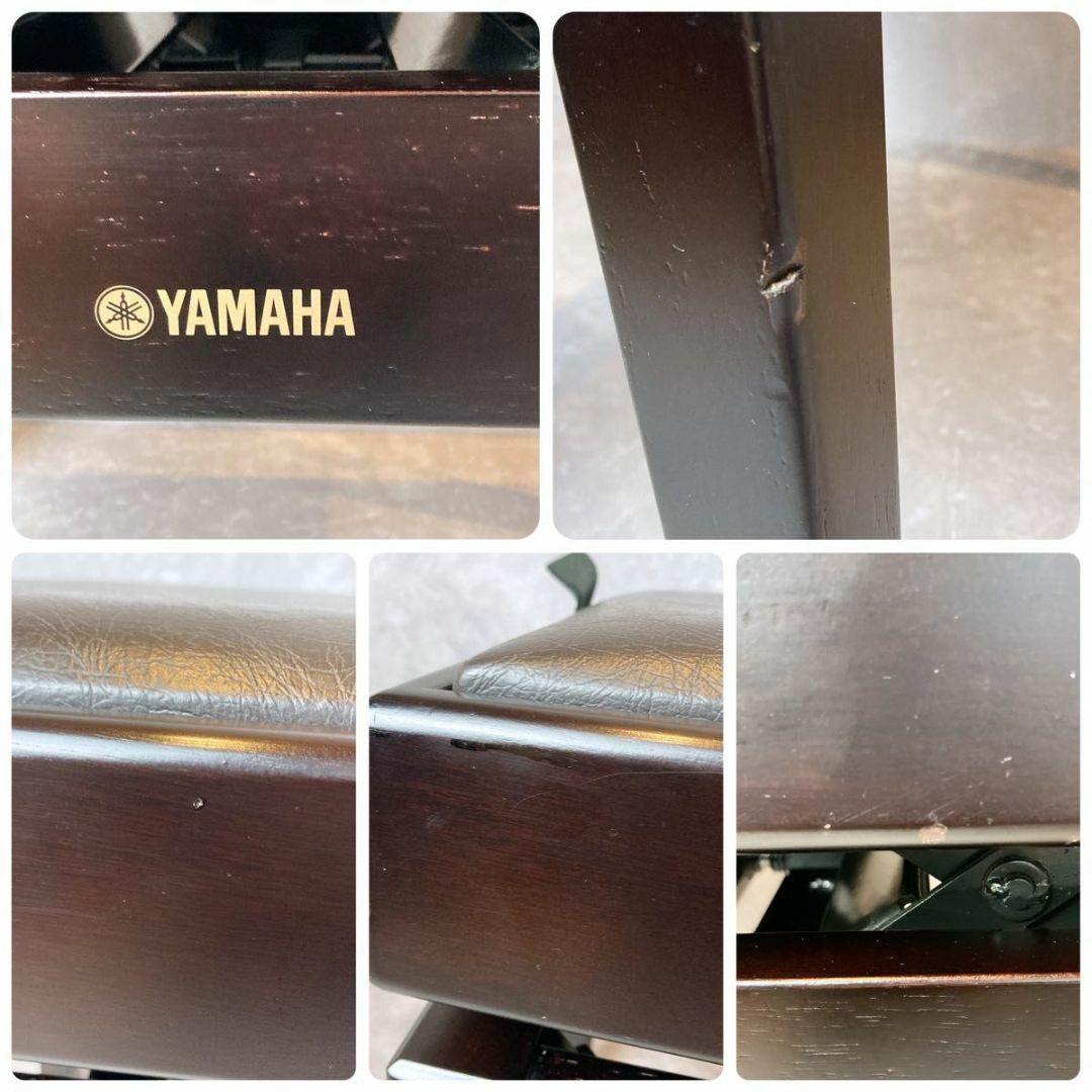 ヤマハ(ヤマハ)のYAMAHA ヤマハ　ピアノスツール　ピアノ椅子 高さ調整可　アップライトピアノ 楽器の鍵盤楽器(ピアノ)の商品写真