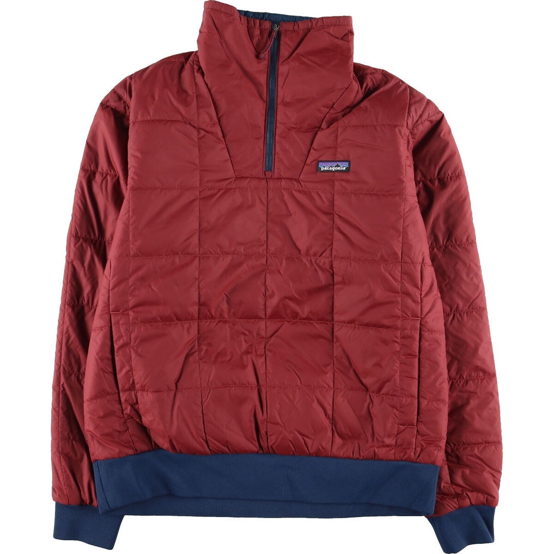 22年製 パタゴニア Patagonia Box Quilted Pullover Jacket STY 20835FA22 ハーフジップ 中綿ジャケット メンズM /eaa385916