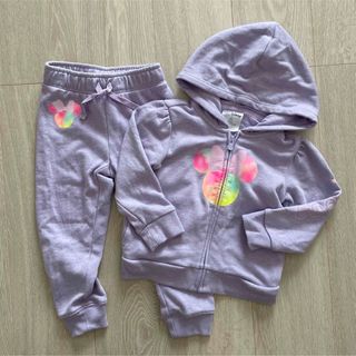 ベビーギャップ(babyGAP)のBabyGap ミニー　スウェットパーカー&ズボンセット(ジャケット/上着)